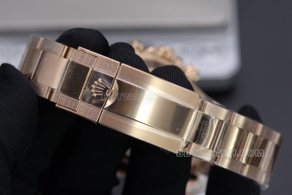 BT factory black gold DaytonaRolex1:1top-tier wristband