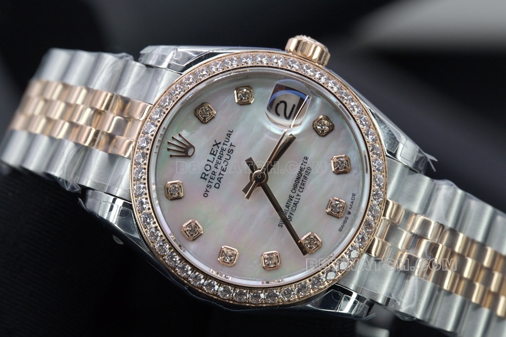 Rolex1:1top-tier replicaGS log 31 ladies mechanical watch Fritillaria