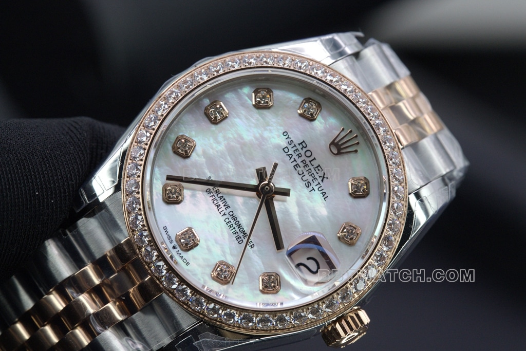 Rolex Top collectible watches GS Log 31 Women's Mechanical Bezel Diamonds