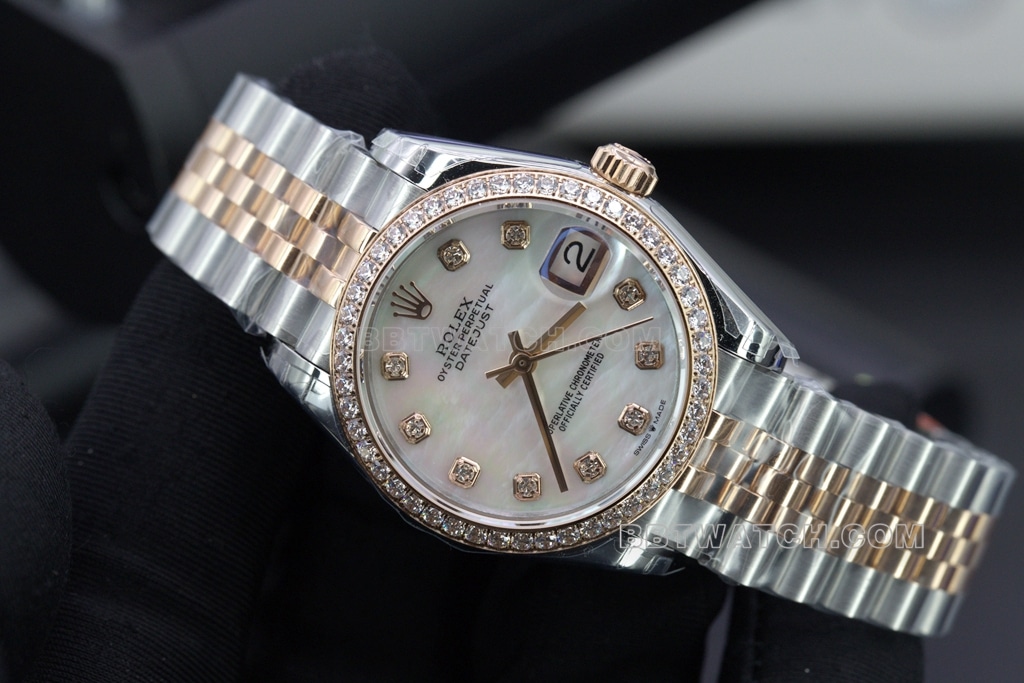 Rolex Top collectible watches GS Log 31 Women's Mechanical Bezel Diamonds