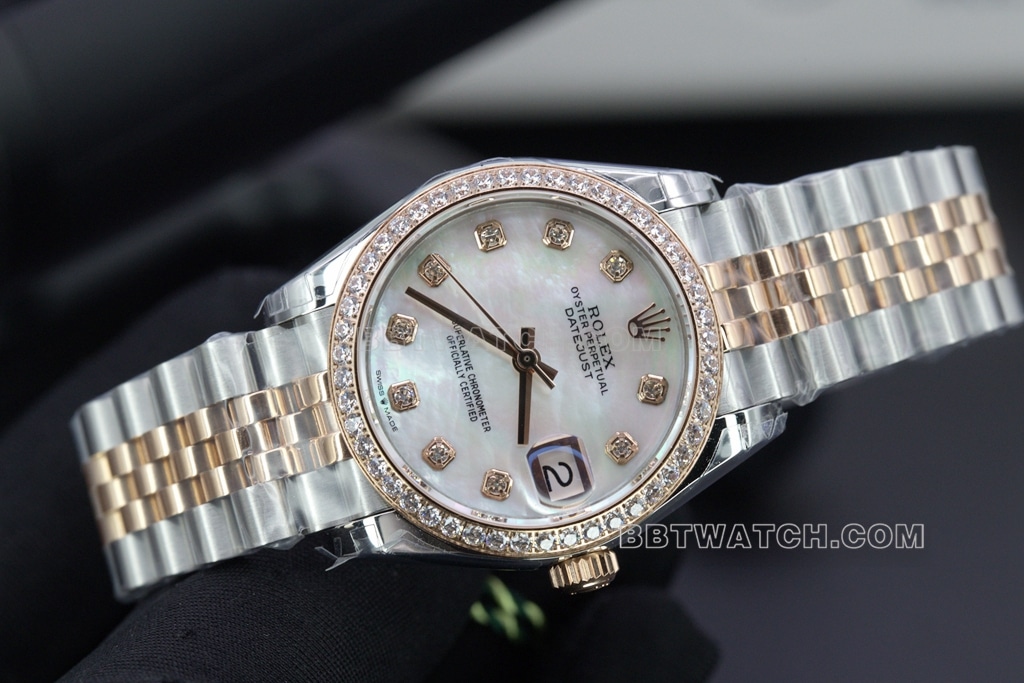 Rolex Top collectible watches GS Log 31 Women's Mechanical Bezel Diamonds
