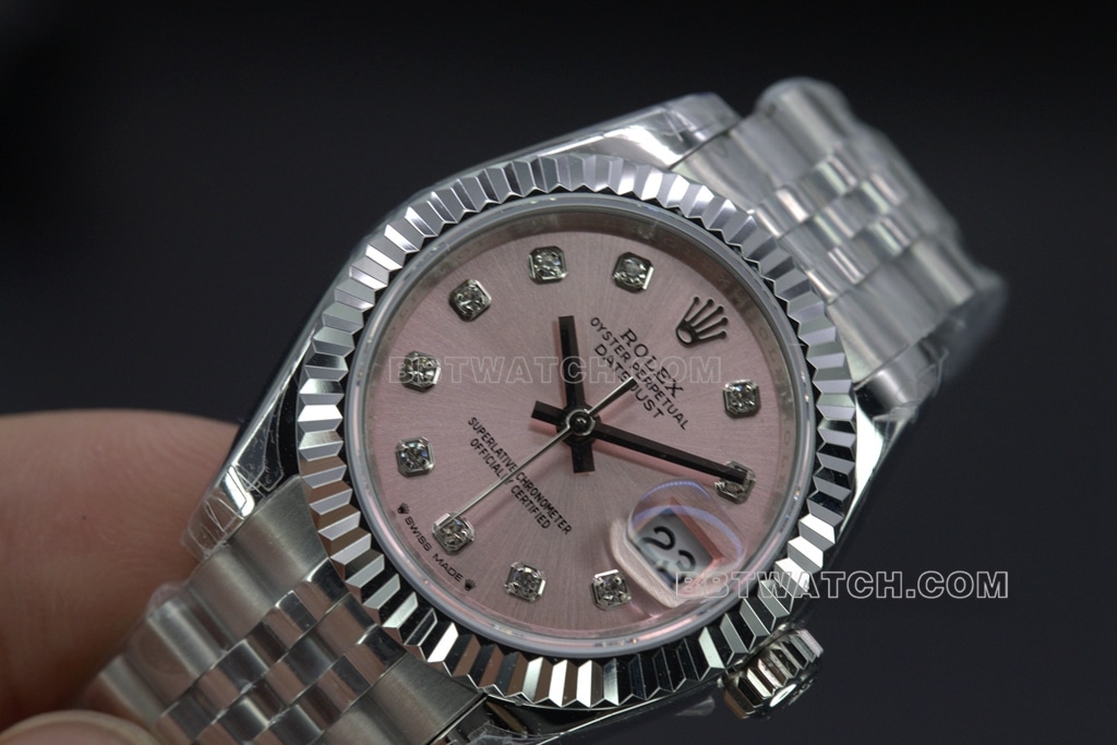 Rolex Top collectible watches GS Log 28 Pink for Women