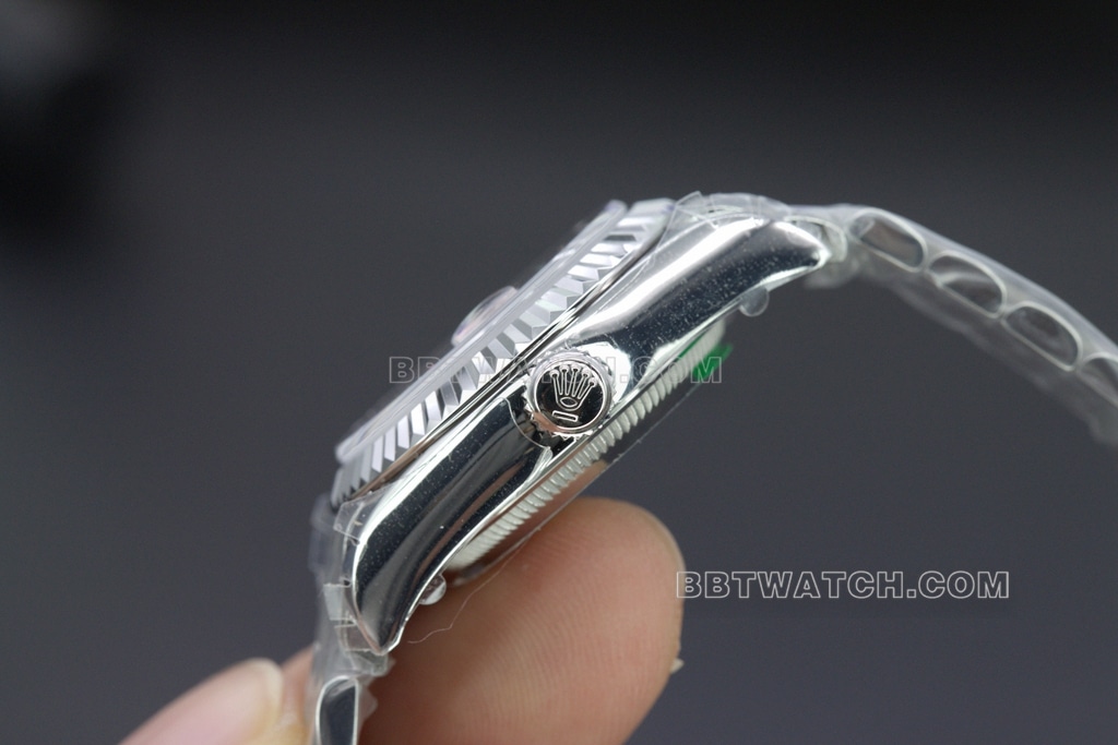 Rolex1:1top-tier watch GS log 28 pink women's model side view