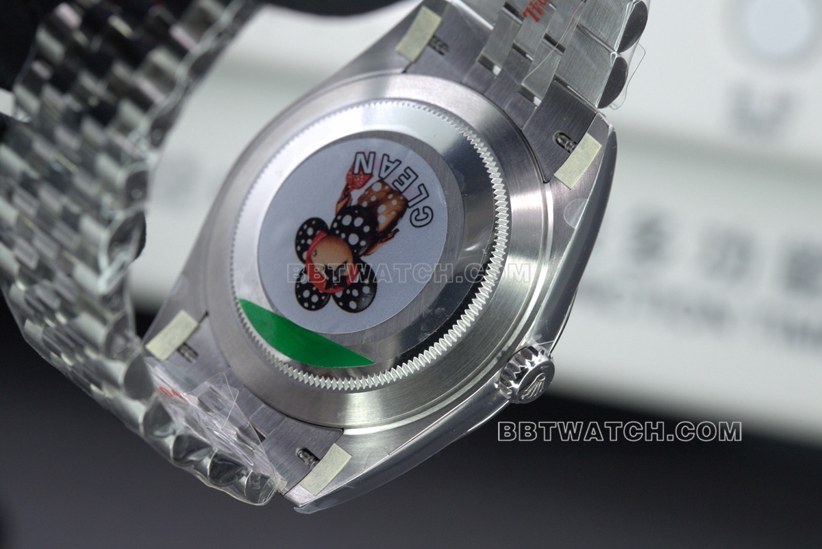 Rolex1:1 Watch Factory C Log 41green Dial Back