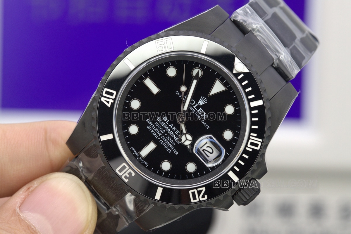 TW factory all black water ghost rolex collectible watches 2824 movement 40mm