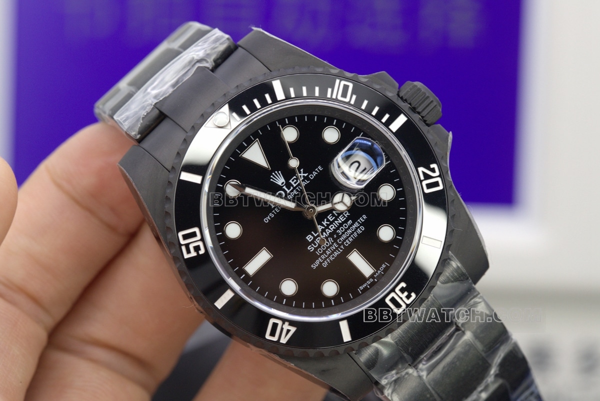 TW factory all black water ghost rolex collectible watches 2824 movement 40mm