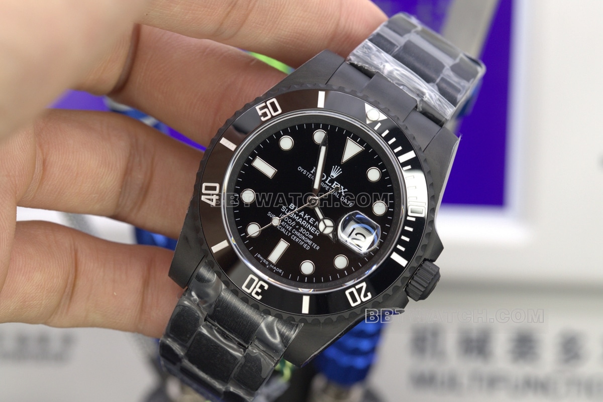 TW factory all black water ghost rolex collectible watches 2824 movement 40mm