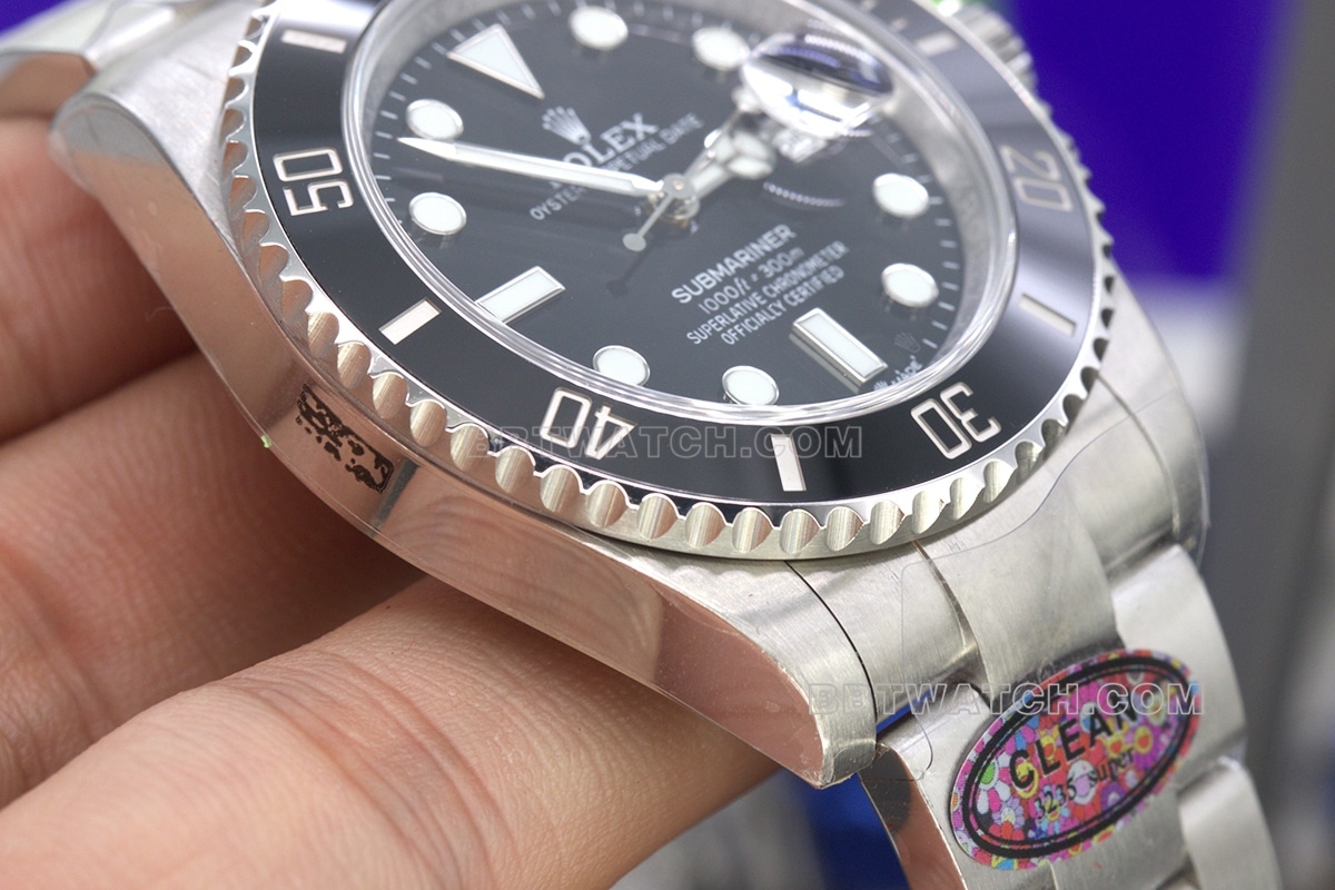 RolexSubmariner type 1:1top-tier replicaC factory Black Submariner41mmdial details