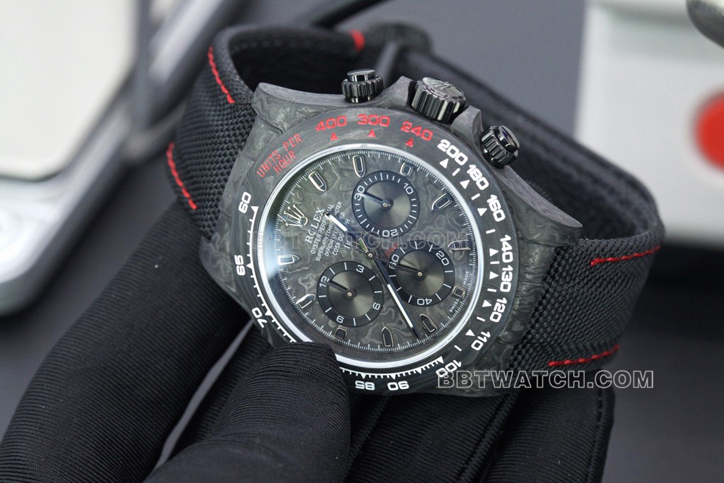 Rolex top collectible watches N Factory Daytona carbon fiber 4130 overall picture
