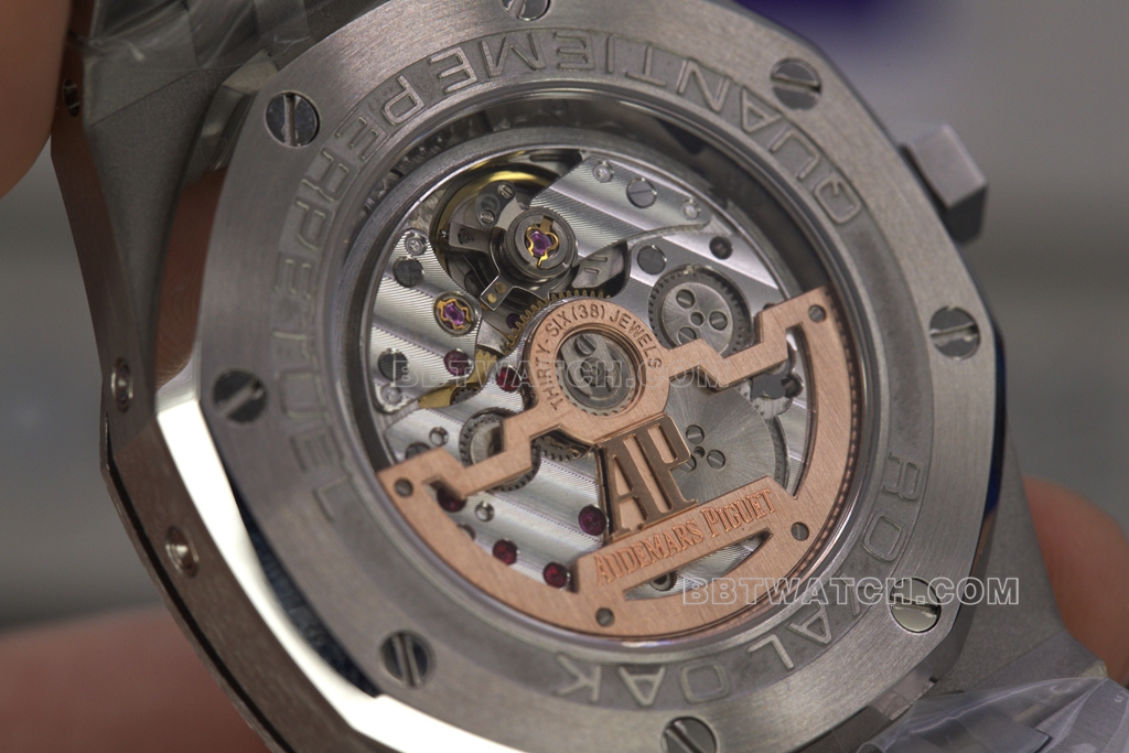 Audemars Piguettop-tier1:1replica watch BBR Royal Oak series 26574ST.OO.1220ST.03blue dialmovement details