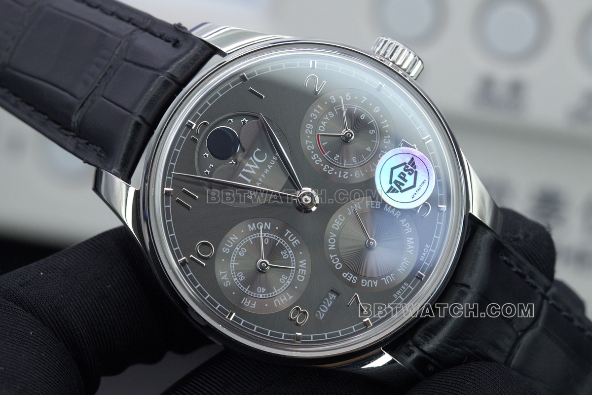 APSIWC Portuguese Series Perpetual Calendar top-tier replicamoon phase watch details