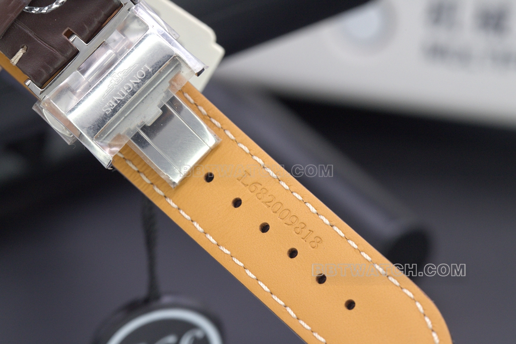 Longinestop-tier watch kl famous craftsman double calendar claspbracelet