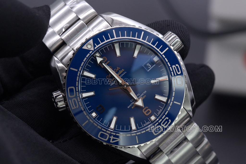 OmegaSeamaster600blue dialtop-tier men's mechanical watch 215.30.44.21.03.001