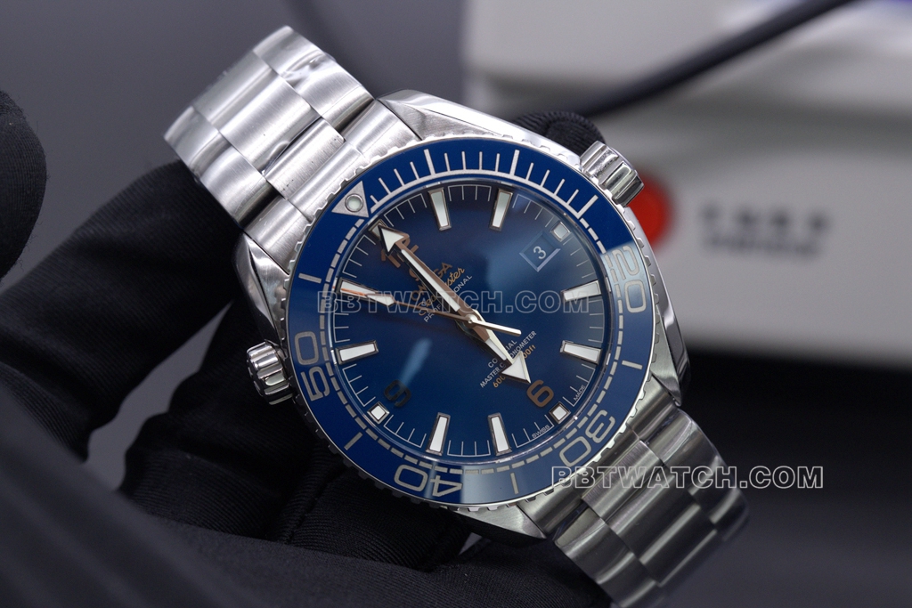 OmegaSeamaster600blue dialtop-tier men's mechanical watch 215.30.44.21.03.001