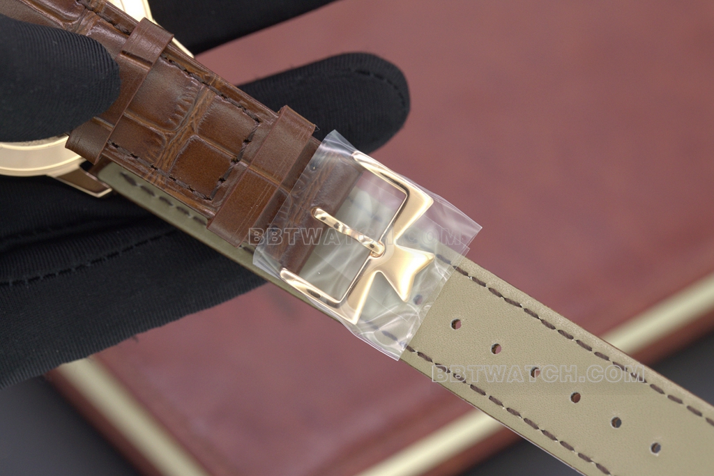 MKS Vacheron Constantin Heritage Top collectible watches open mold rose gold white dial buckle