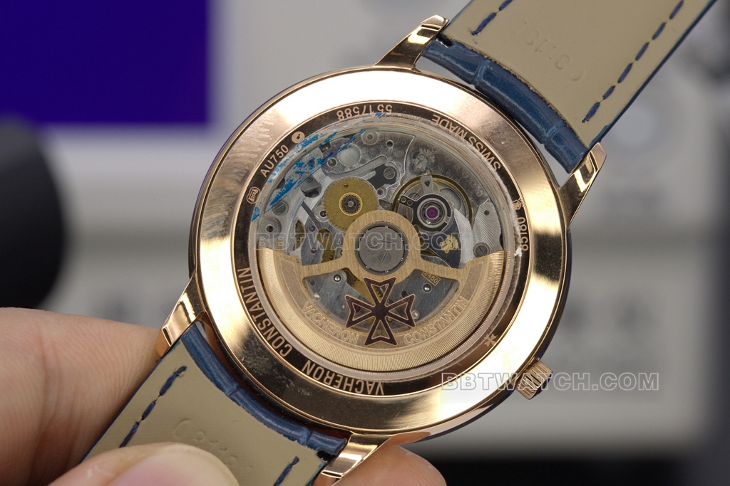 MKS Vacheron Constantin Heritage Top collectible watches open mold rose gold white plate movement structure