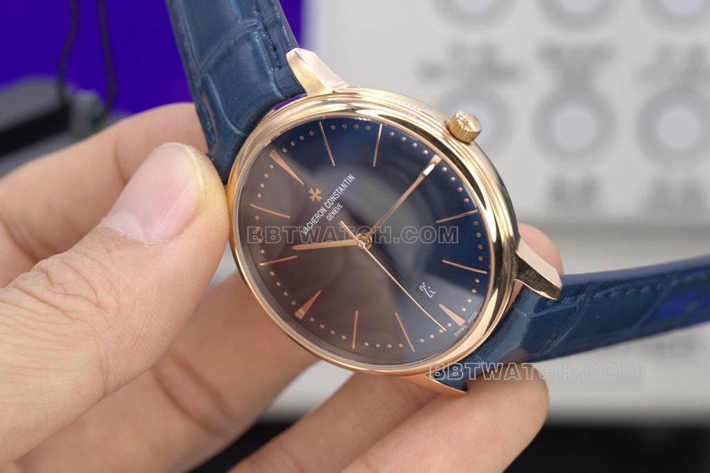 MKS Vacheron Constantin Heritage Top collectible watches open mold rose gold white disk