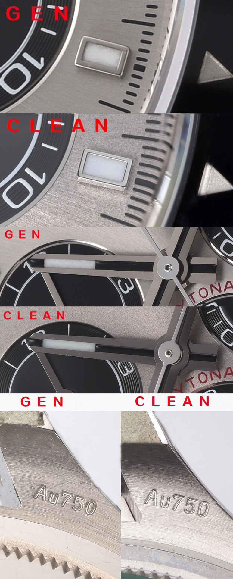 C factory Ditoner new cement gray 4131 movement top collectible watches real and fake comparison review