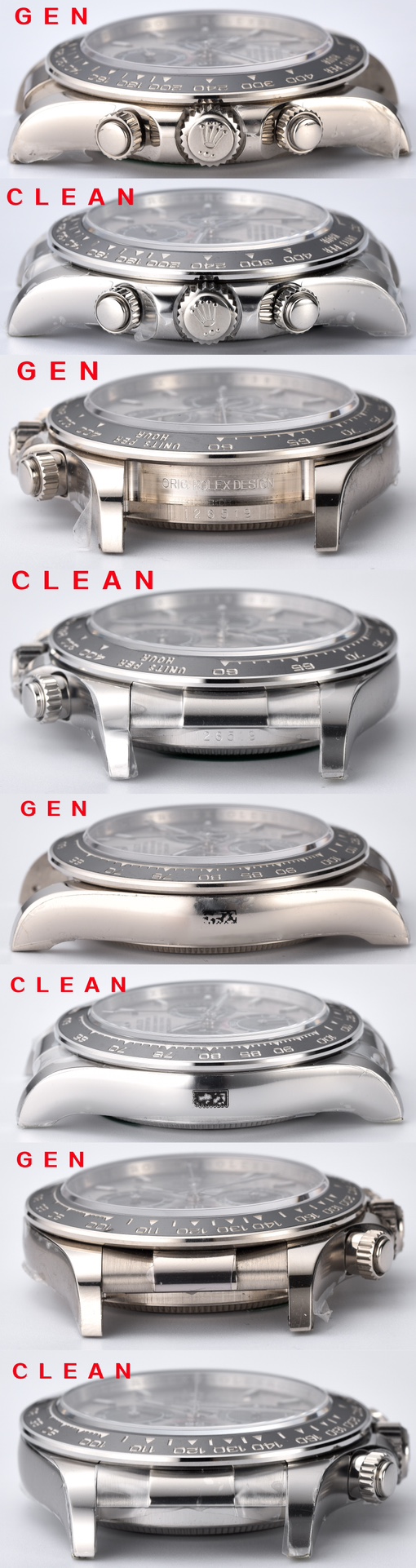 C factory Ditoner new cement gray 4131 movement top collectible watches real and fake comparison review