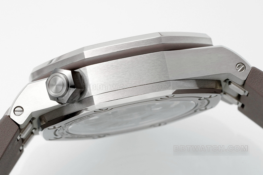 APS factory Audemars PiguetRoyal Oak offshore top-tier 1:1high-quality gray plate rubber model 15720ST.OO.A009CA.01side live photo