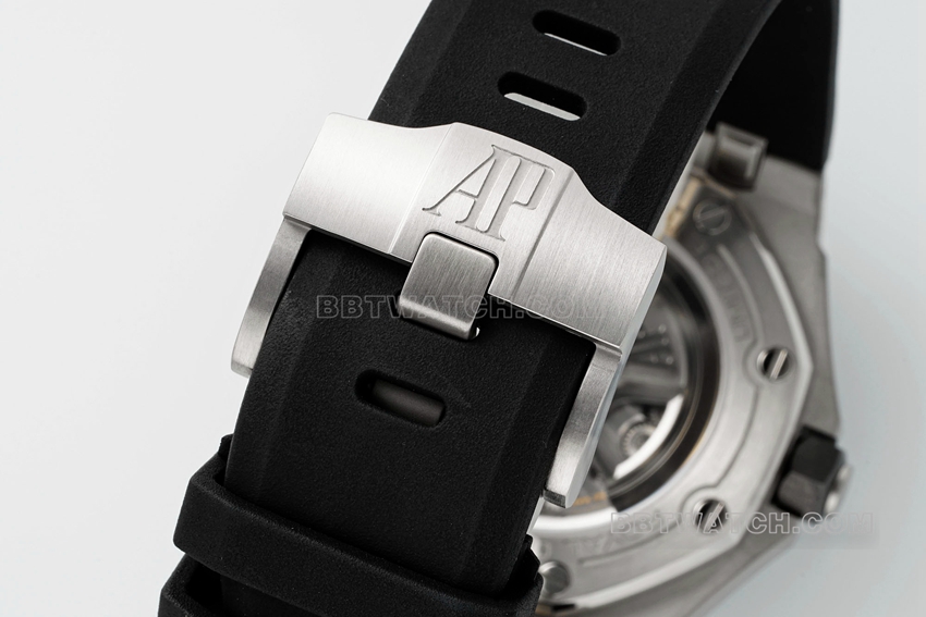 APS factory Audemars PiguetRoyal Oak offshore top-tier 1:1super cloneblack dial rubber model 15720CN.OO.A002CA.01braceletlive photos