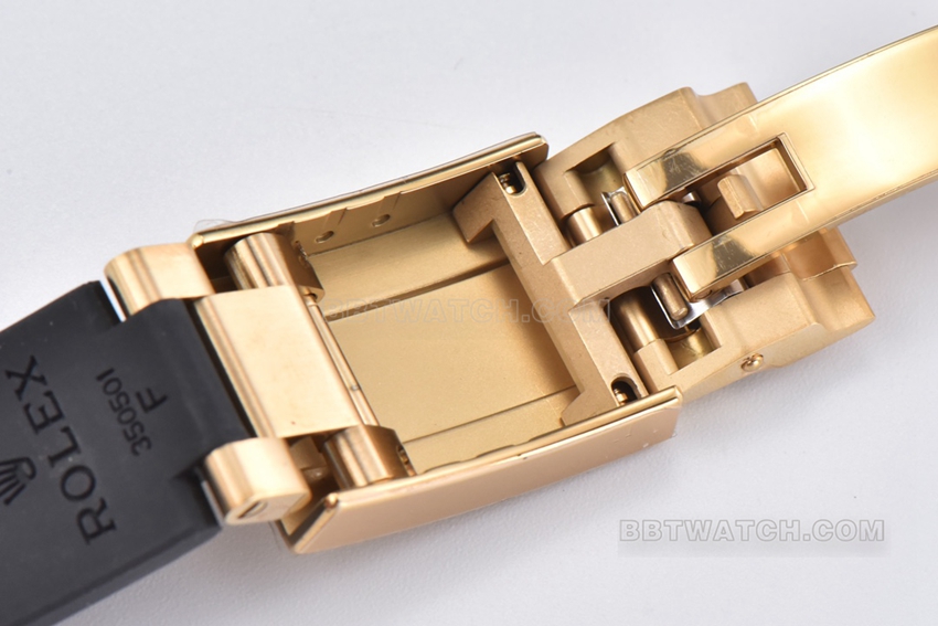 C Factory RolexDaytona1:1super clonewhite dialyellow gold rubber model m116518ln-0041clasplive photos