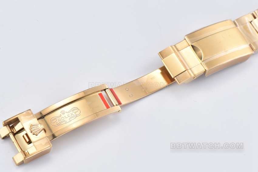 Factory C RolexDaytonasuper clonewhite dialyellow goldsteel bracelet model m116508-0001clasplive photos