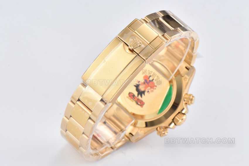 Factory C RolexDaytonasuper clonewhite dialyellow goldsteel bracelet model m116508-0001braceletlive photos