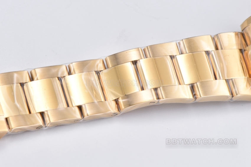 Factory C RolexDaytonasuper clonewhite dialyellow goldsteel bracelet model m116508-0001braceletlive photos