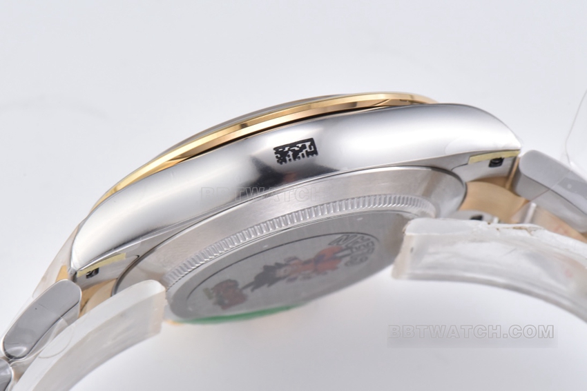 C Factory Rolex Daytona1:1top-tier replicawhite dial gold steel bracelet model m116503-0001side live photo