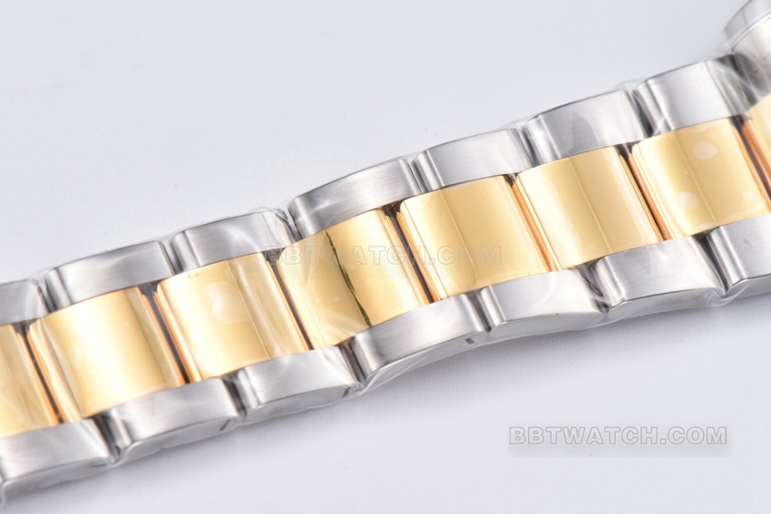 Factory C Rolex Daytona1:1top-tier replicawhite dial gold steel bracelet model m116503-0001braceletlive photos