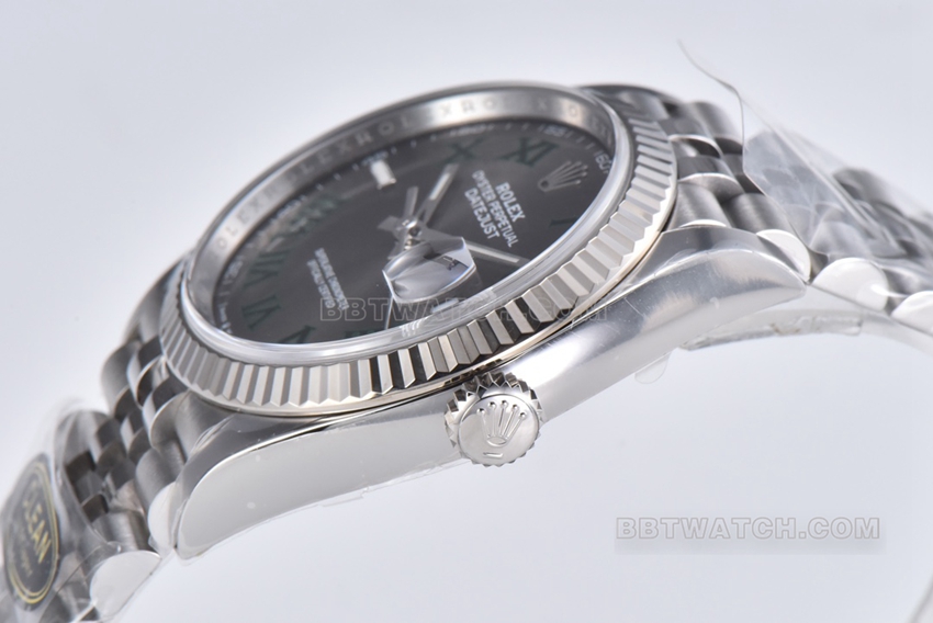 C factory Rolex Datejust top slate gray dial 36mm five-link jubilee bracelet m126234-0045 side real shot photos
