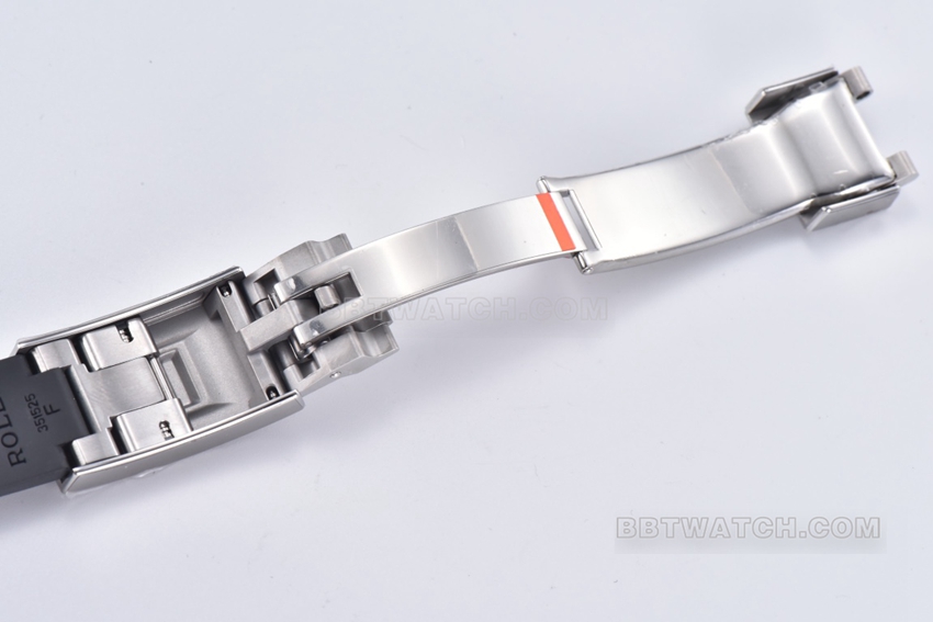 C Factory Rolex Yacht-Master II Top Black Dial Rubber Strap Model M226659-0002 Clasp Real Shot