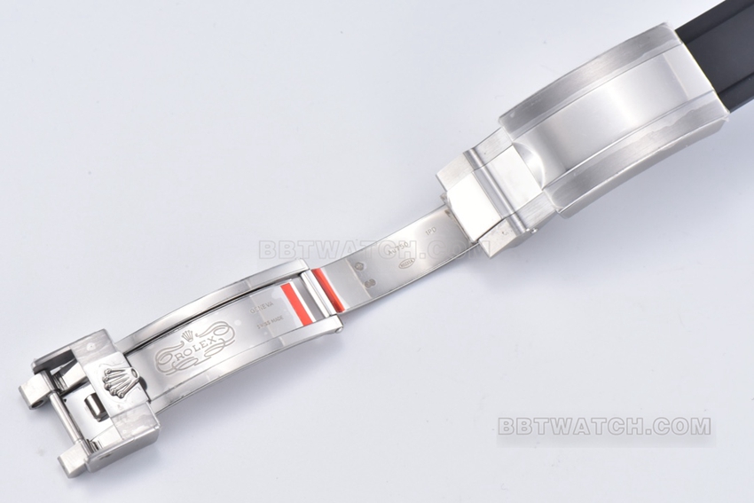 C Factory Rolex Yacht-Master II Top Black Dial Rubber Strap Model M226659-0002 Clasp Real Shot