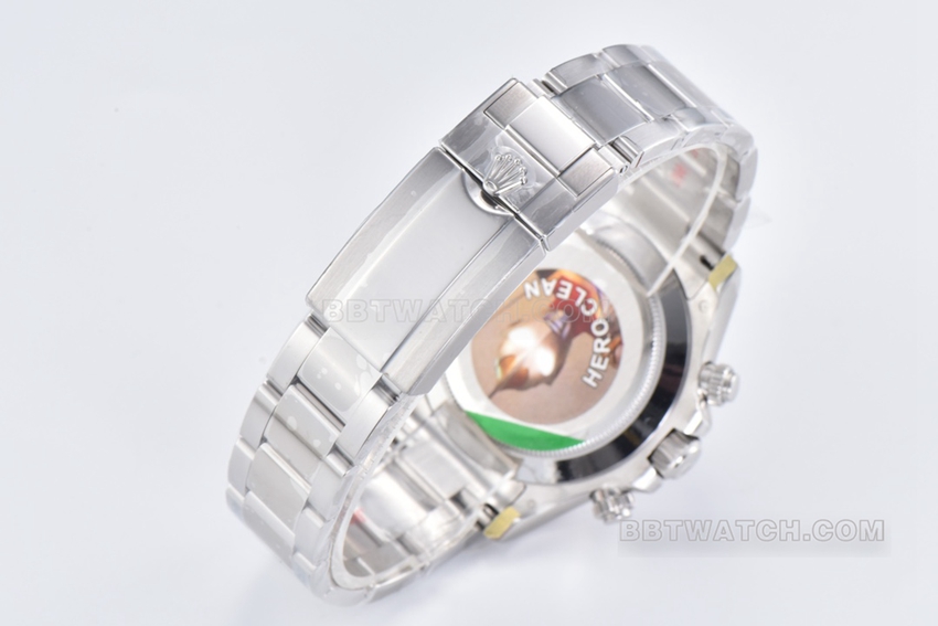 Factory C Rolex Daytona1:1super silver gray plate steel bracelet model m116509-0072braceletlive photos