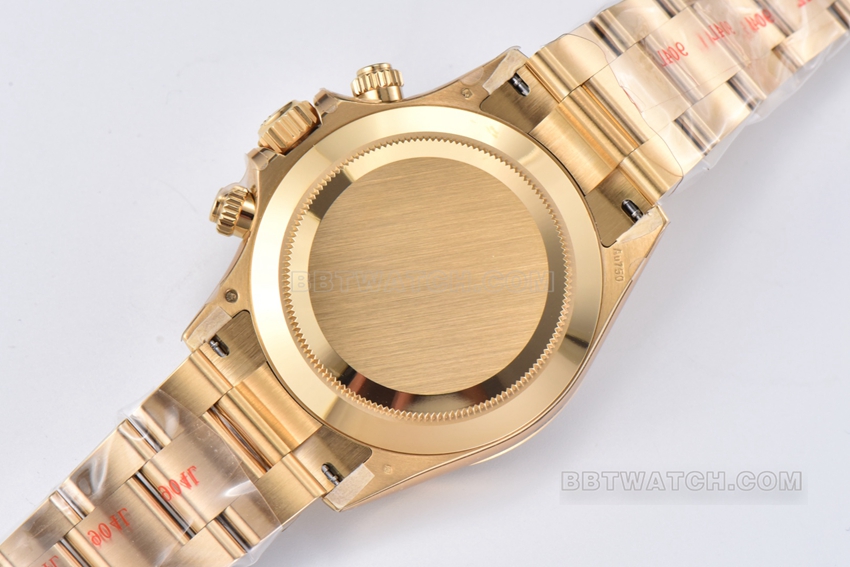 Factory C Rolex Daytona1:1top-tier Green Jindi m116508-0013 caseback live photo
