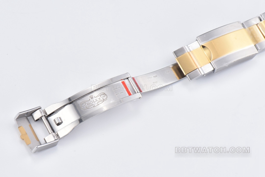 Factory C Rolex Daytonatop-tier 1:1super cloneblack dial gold steel bracelet model m116503-0008clasplive photos