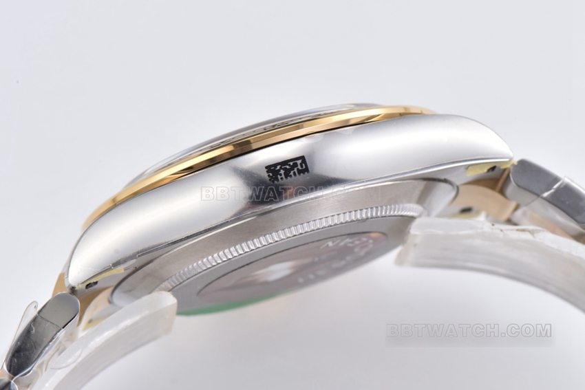 Factory C Rolex Daytonatop-tier 1:1super cloneblack dial gold steel bracelet model m116503-0008side live photo
