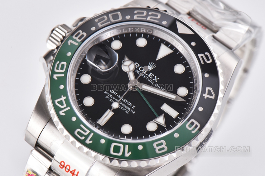 Factory C RolexGMT-Master1:1top-tier left-handed M126720VTNR-0001front live photo