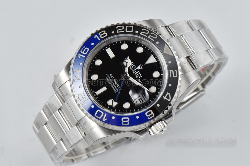 C factory RolexGMT-Master type top-tier Inter Milan circle m126710blnr-0003front live photo