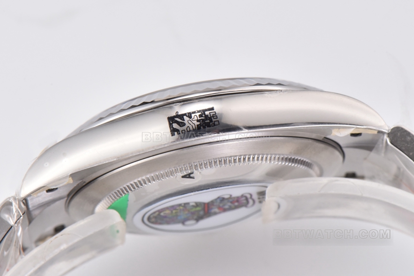C factory Rolex log top-tier 1:1super Pothos 41mm three-row link m126334-0021side live photo