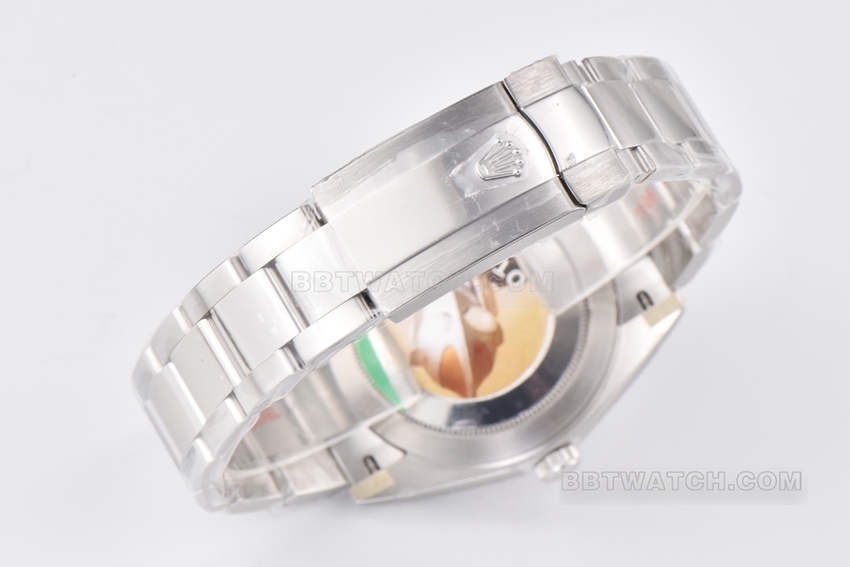 Factory C Rolex log top-tier replicagreen dial41mm three-grid link m126334-0027braceletlive photos