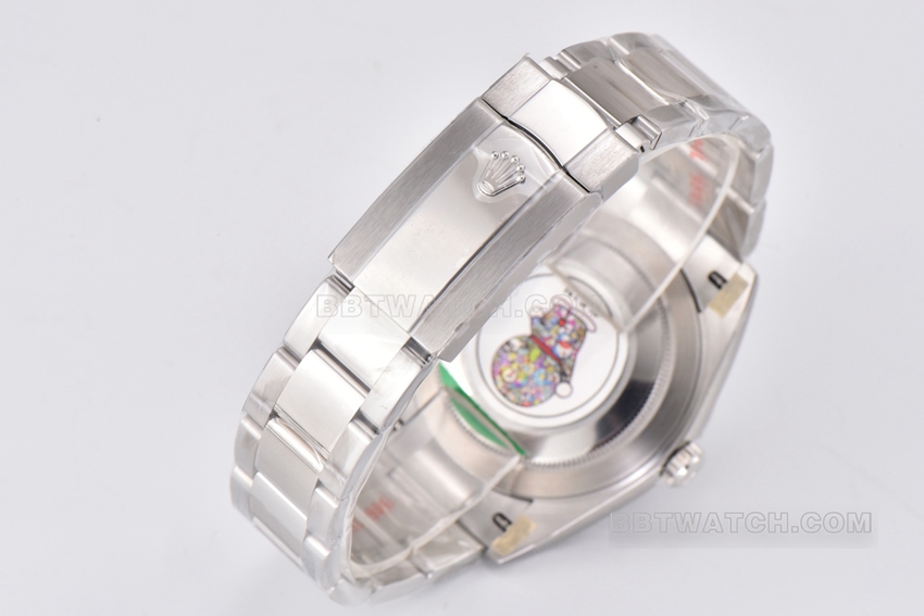 C factory Rolex log 1:1super clonesilver dial41mm three row link m126334-0003braceletlive photos