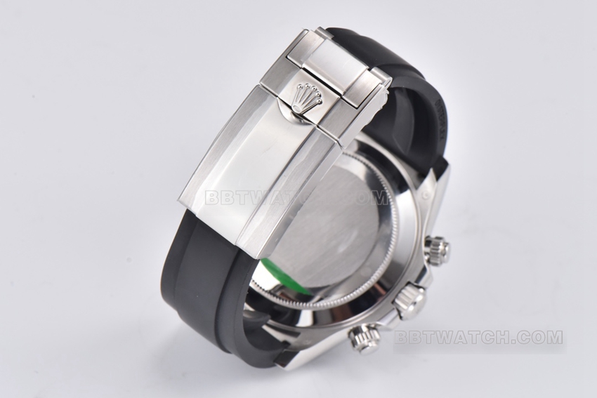 Factory C Rolex Daytona cement gray rubber model M116519ln-0027braceletlive photos