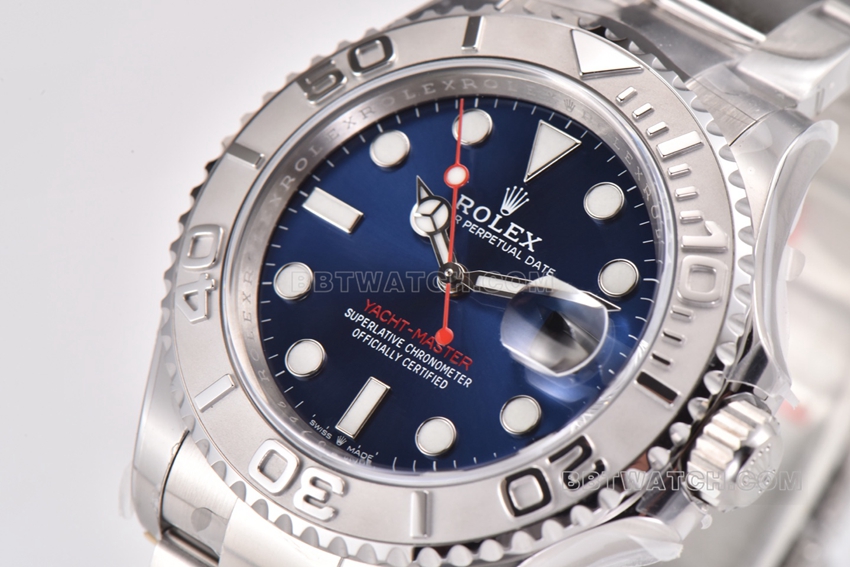 C Factory Rolex Yacht-Master Super A Blue Dial Steel Bracelet Model M126622-0002 Actual Photo