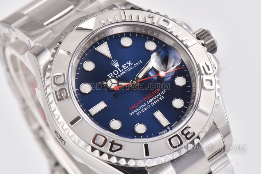 C Factory Rolex Yacht-Master Super A Blue Dial Steel Bracelet Model M126622-0002 Actual Photo