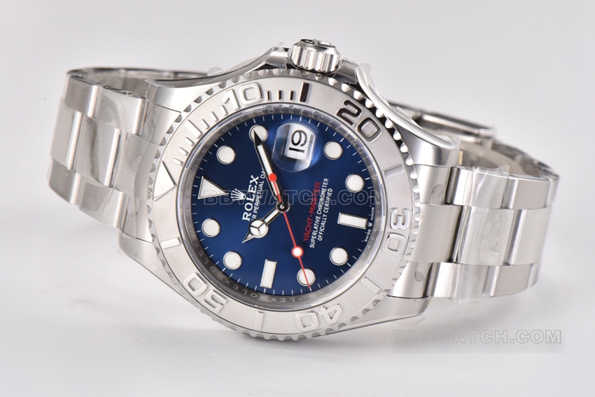 C Factory Rolex Yacht-Master Super A Blue Dial Steel Bracelet Model M126622-0002 Actual Photo