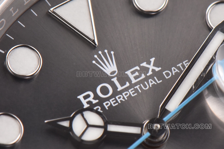 Factory C Rolex Yacht-Master rhodium white plate steel bracelet model m126622-0001front live photo