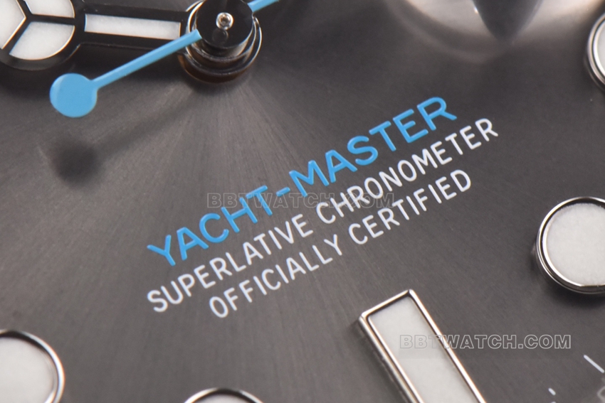 Factory C Rolex Yacht-Master rhodium white plate steel bracelet model m126622-0001front live photo
