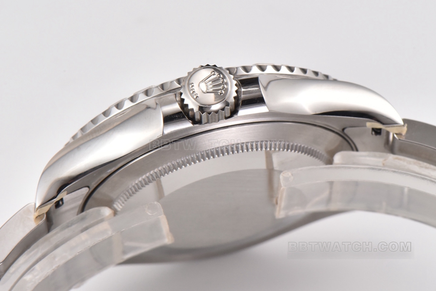 Factory C Rolex Yacht-Master rhodium white plate steel bracelet model m126622-0001side live photo
